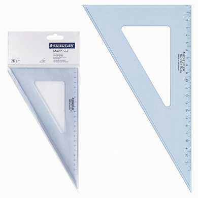 Треугольник пластиковый, угол 30, 26 см, STAEDTLER "Mars", прозрачный, 567 26-60 (арт. 210565) купить в интернет-магазине ТОО Снабжающая компания от 2 744 T, а также и другие Треугольники на сайте dulat.kz оптом и в розницу