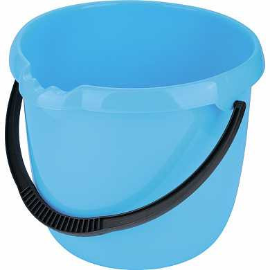 Ведро пластмассовое круглое 12л, голубое ТМ Elfe (арт. 92956)