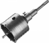 Коронка DEXX буровая в сборе, SDS-plus хвостовик, d=73мм (арт. 29215-73)