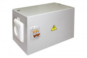 TDM ящик с понижающим трансформатором ЯТП-0,25кВа 220/12В 2 автомата IP54 SQ1601-0013 (арт. 385885)
