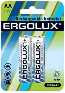 Аккумулятор Ergolux R6 1500мАч Ni-Mh, BL2 (арт. 641531) купить в интернет-магазине ТОО Снабжающая компания от 1 372 T, а также и другие R6/AA 316 аккумуляторы на сайте dulat.kz оптом и в розницу