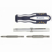 Отвертка комбинированная SL5,0 / Ph1, SL6,0 / Ph2, CrV, трехкомп. эргоном. ручка MATRIX MASTER (арт. 12040)