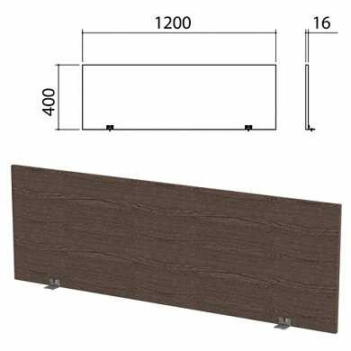 Экран-перегородка "Канц" 1200х16х400 мм, цвет венге (КОМПЛЕКТ) (арт. 980525) купить в интернет-магазине ТОО Снабжающая компания от 15 582 T, а также и другие Набор мебели "Канц" на сайте dulat.kz оптом и в розницу