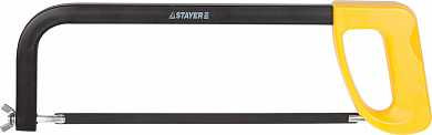 Ножовка по металлу STAYER MS100-MAX-Force, металлическая рамка и пластмассовая ручка, натяжение 60 кг, 300 мм (арт. 1576_z01)