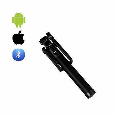 Монопод Selfie Stick Compact с Bluetooth (черный) (арт. G10:A3)