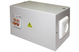 TDM ящик с понижающим трансформатором ЯТП-0,25кВа 220/12В 2 автомата SQ1601-0001 (арт. 337310)