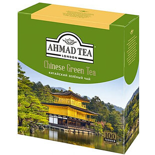 Чай Ahmad Chinese Green Tea, зеленый, 100 пакетиков купить в интернет-магазине ТОО Снабжающая компания от 5 089 T, а также и другие Чай и кофе на сайте dulat.kz оптом и в розницу