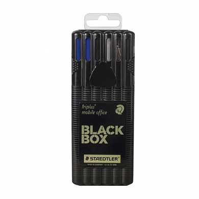 Набор STAEDTLER, ручки капиллярные 2 шт., ручка шариковая, ручка-роллер, карандаш механический, текстмаркер, 34 SB6B (арт. 142219) купить в интернет-магазине ТОО Снабжающая компания от 9 114 T, а также и другие Ручки класса "СТАНДАРТ" на сайте dulat.kz оптом и в розницу