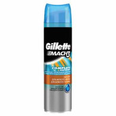 Гель для бритья 200 мл, GILLETTE (Жиллет) Mach3, "Для гладкого и мягкого бритья", для мужчин (арт. 602801)