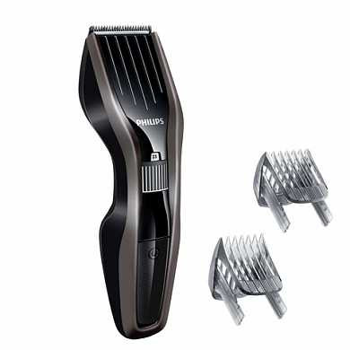 Машинка для стрижки волос PHILIPS HC5438/15, 23 установки длины, 2 насадки, аккумулятор+сеть, чёрная (арт. 452508) купить в интернет-магазине ТОО Снабжающая компания от 47 285 T, а также и другие Электробритвы, триммеры, машинки для стрижки на сайте dulat.kz оптом и в розницу