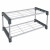 Полка для обуви SHT-SR5-P, 600х310х270 мм, 2 полки, пластик, серая, ПЛТ-163 (арт. 531558) купить в интернет-магазине ТОО Снабжающая компания от 9 212 T, а также и другие Этажерки для обуви на сайте dulat.kz оптом и в розницу