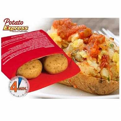 Мешочек для приготовления картофеля в микроволновой печи Potato Express (качество стандарт) (арт. 053:Y) купить в интернет-магазине ТОО Снабжающая компания от 2 156 T, а также и другие Приготовление пищи на сайте dulat.kz оптом и в розницу