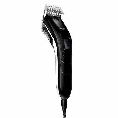 Машинка для стрижки волос PHILIPS QC5115/15, 11 установок длины, сеть, черная (арт. 452504)