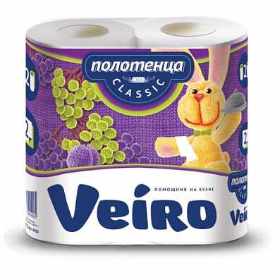 Полотенца бумажные бытовые, спайка 2 шт., 2-х слойные (2х12,5 м), VEIRO (Вейро), белые, 5п22 (арт. 123212) купить в интернет-магазине ТОО Снабжающая компания от 1 127 T, а также и другие Полотенца бумажные бытовые на сайте dulat.kz оптом и в розницу