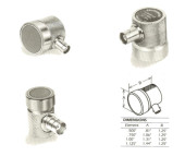 Ultrasonic transducers:  Model:C-0204-GP;  2.25 MHz x 0.5" Diameter (General Purpose) Contact BNC connector     