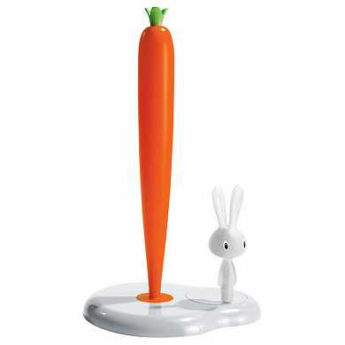 Держатель для бумажных полотенец Bunny&carrot 20 см. белый (арт. ASG42 W)