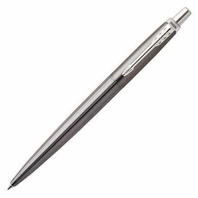 Ручка подарочная гелевая PARKER "Jotter Premium Oxford Grey Pinstripe CT", металлик, черная, 2020645 (арт. 142848)