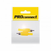 Штекер RCA "Жёлтый" PROCONNECT (ПАКЕТ БОБ) 2шт, 14-0402-8 (арт. 612473)