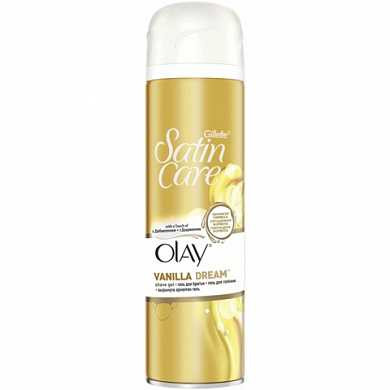 Гель для бритья 200 мл, GILLETTE (Жиллет) Satin Care, "Olay Vanilla Dream", для женщин (арт. 602804) купить в интернет-магазине ТОО Снабжающая компания от 4 802 T, а также и другие Гели, крема, пена для бритья на сайте dulat.kz оптом и в розницу