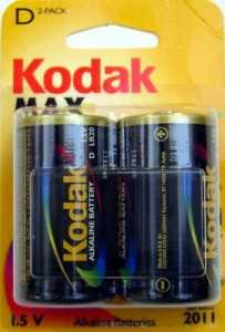 Батарейка Kodak Max Lr20/373 Bl2 (арт. 5269)