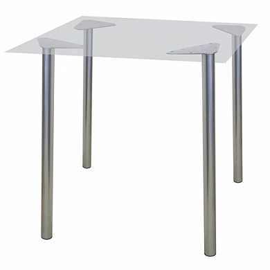 Рама стола для столовых, кафе, дома "Альфа", универсальная, цвет серебристый (арт. 531430)