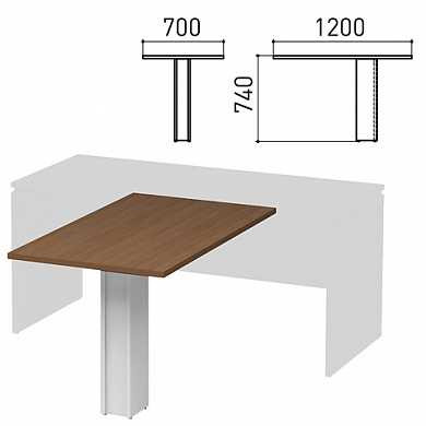 Столешница брифинг-стола "Директ", 1200х700х740 мм, орех онтарио, 401508-160 (арт. 640947)