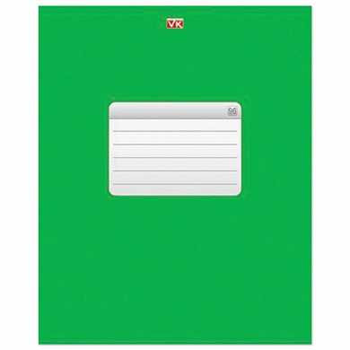 Тетрадь 96 л., HATBER VK, клетка, обложка мелованный картон, "ТЕТРАДЬ - Зеленая", 96Т5C1 12535, T169759 (арт. 402347)