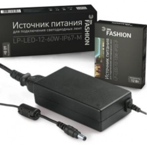 ЭРА Адаптер питания для св/дных лент 12V, 60W, IP20 (интерьерный) LP-LED-12-60W-IP20-P (арт. 379543) купить в интернет-магазине ТОО Снабжающая компания от 11 025 T, а также и другие Коннекторы, профили и рассеиватели на сайте dulat.kz оптом и в розницу