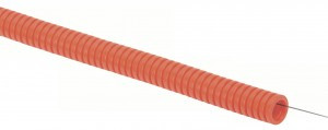 Труба гофр. ПНД d20 с зондом оранжевая (50м) IEK (арт. 646911)