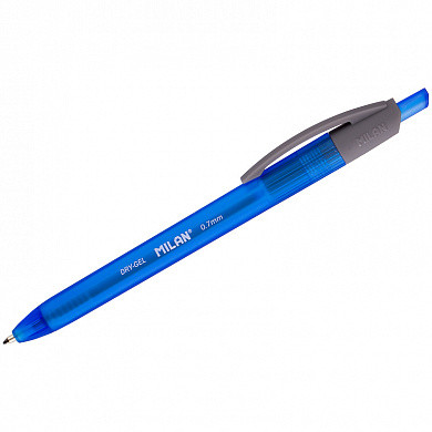 Ручка шариковая автоматическая Milan "Dry-gel" синяя, 0,7мм (арт. 176540125)