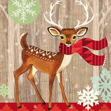 Салфетки Deer with scarf бумажные 20 шт. (арт. 3332089) купить в интернет-магазине ТОО Снабжающая компания от 3 724 T, а также и другие Салфетки на сайте dulat.kz оптом и в розницу