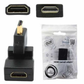 Переходник HDMI, CABLEXPERT, F-M, для передачи цифрового аудио-видео, A-HDMI-FFL2 (арт. 511926)