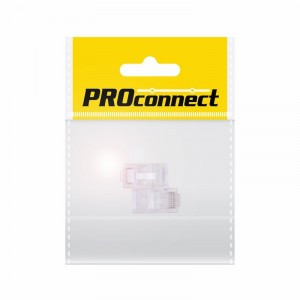 ДЖЕК штекер 8Р8С CAT 5е PROCONNECT Индивидуальная упаковка 2 шт,05-1021-6-8 (арт. 656954)