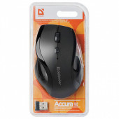 Мышь беспроводная DEFENDER Accura MM-295, 5 кнопок + 1 колесо-кнопка, оптическая, черная, 52295 (арт. 512862)
