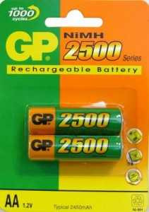 Аккумулятор Gp 250Aahc /R6 2500Mah Bl2 (арт. 13533)