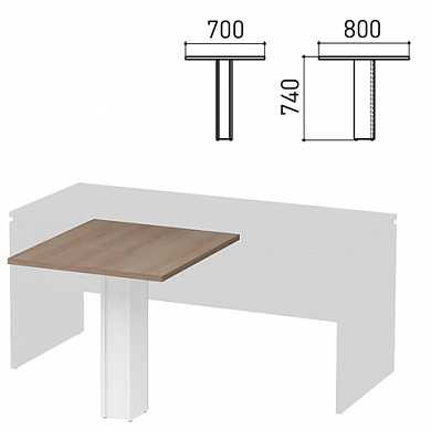Столешница брифинг-стола "Директ", 800х700х740 мм, ясень альтера, 401507-111 (арт. 640942)