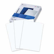 Обложки для переплета GBC, комплект 100 шт., HiGloss, А4, картон 250 г/м2, белые, CE020071 (арт. 530214)