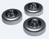 Космос Фонарь 3020Led (3Xr03) 3Светодиод. Сереб./Пластик, Светлячок (арт. 29018)