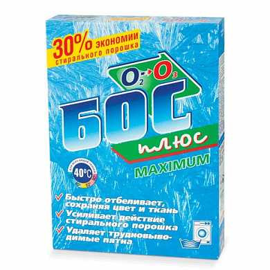 Средство для отбеливания и чистки тканей 600 г, БОС плюс "Maximum", порошок (арт. 601689) купить в интернет-магазине ТОО Снабжающая компания от 1 666 T, а также и другие Отбеливатели, удаление пятен на сайте dulat.kz оптом и в розницу