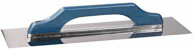 Гладилка STAYER "PROFI" Швейцарская нержавеющая с деревянной ручкой, 130х480мм (арт. 0803)