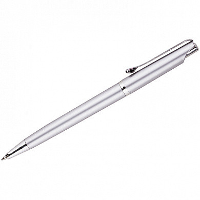 Ручка шариковая автоматическая OfficeSpace "Silver" синяя, 0,7мм (арт. BPR_1864)