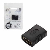 Переходник HDMI-HDMI, CABLEXPERT, F-F, черный, A-HDMI-FF (арт. 511925)