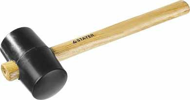 Киянка STAYER резиновая черная с деревянной ручкой, 450г (арт. 20505-65) купить в интернет-магазине ТОО Снабжающая компания от 1 666 T, а также и другие Киянки на сайте dulat.kz оптом и в розницу