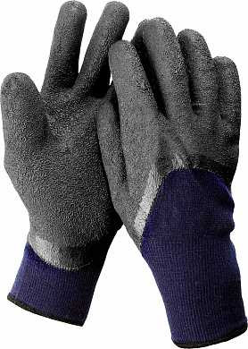 Перчатки утепленные Сибирь, акриловые с вспененным латексным покрытием, двойные, L-XL, ЗУБР Профессионал 11466-XL (арт. 11466-XL)
