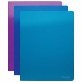 Папка с боковым металлическим прижимом ERICH KRAUSE "Glance Vivid", А4, до 160 л, 500 мкм, ассорти, 43008 (арт. 227678)