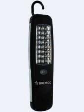 Космос Фонарь 6002-Led (3Xr6) 24Светодиод. Черный/Резина, Магнит (арт. 218171)