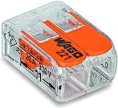 Wago 221-412 2Х(0,14-4Мм2) Клеммная Колодка Н/Г Cu/Cu 450В (арт. 554974)