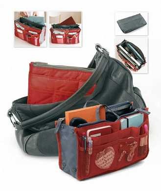 Органайзер для сумки «Сумка в сумке» цвет красный (арт. TD 0342) купить в интернет-магазине ТОО Снабжающая компания от 4 900 T, а также и другие Прочие полезные товары для дома на сайте dulat.kz оптом и в розницу