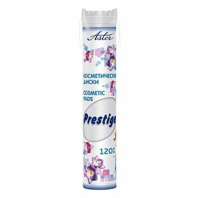 Ватные диски 120 шт., ASTER Prestige, двусторонние, артикул 125171 (арт. 128278) купить в интернет-магазине ТОО Снабжающая компания от 1 666 T, а также и другие Ватные палочки и диски на сайте dulat.kz оптом и в розницу