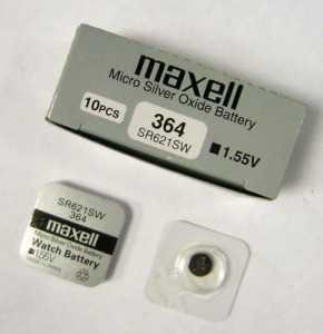 Батарейка Maxell 364 (Sr60) Sr621Sw/G01 Bl1 (арт. 14270)